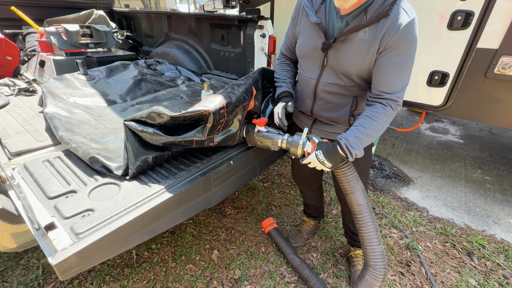 rv boondocking waste tote