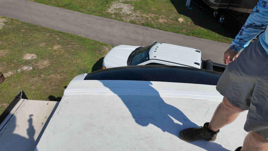 rv roof damage