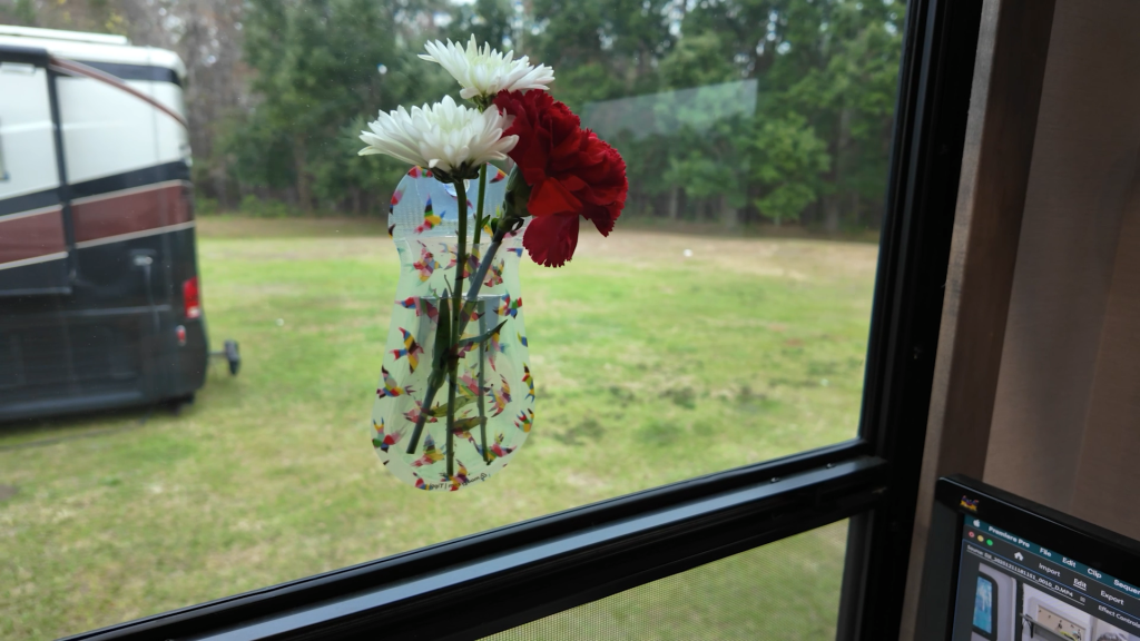 RV Window Bud Vase