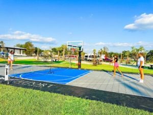 Outdoor games at Rv resort