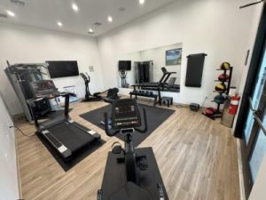 Resort fitness center at RV park